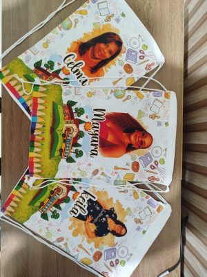 10 Mochilinhas Saco Personalizadas 20x30cm.